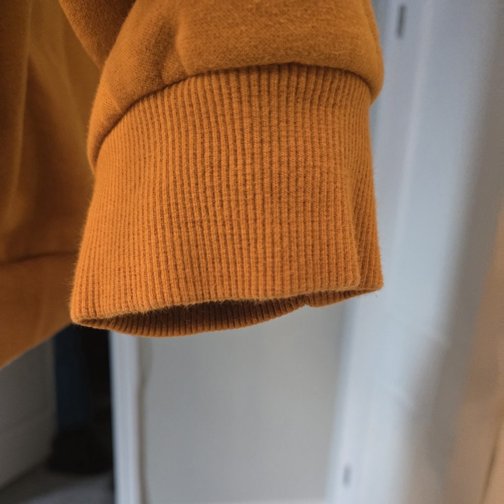 Denim & Flower Men's Half-Zip Sweater - Mustard Gold US L - Picture 14 of 14
